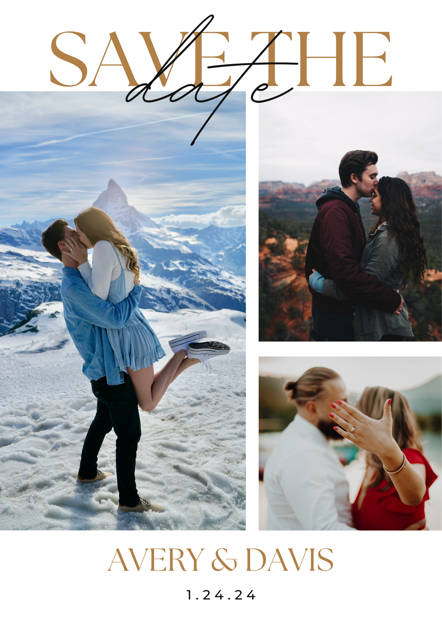 Save the Date Photo Magnet |Personalized | Wedding (7)
