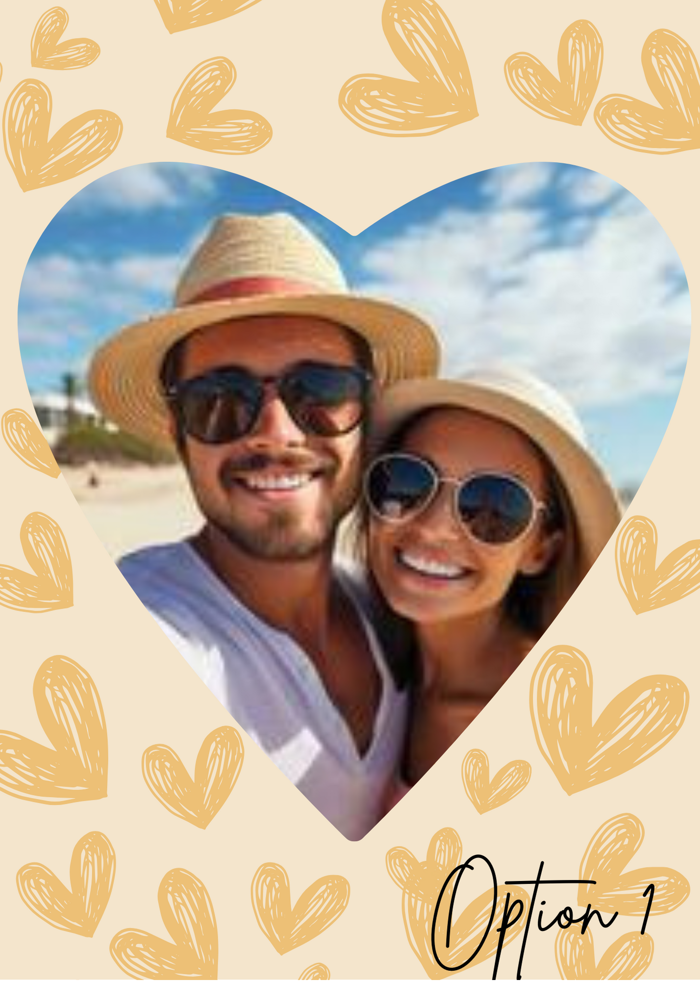 Heart Custom Acrylic Photo Magnet