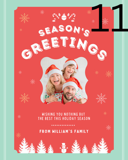 Christmas Cards | Personalized | Magnetic